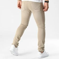 Tout neuf ❤️ Jean Slim Glenn Icon 12217290 Beige de Jack And Jones 🔥 -Jack And Jones Soldes jack and jones 343825 12217290 DUNE 20221021T161140 04