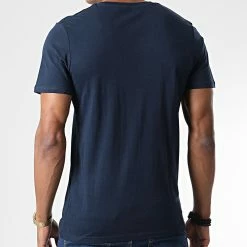 Meilleure vente 🤩 Tee 👚 Shirt Friday Bleu Marine de Jack And Jones 👏 -Jack And Jones Soldes jack and jones 343948 12228678 NAVY BLAZER 20221025T153451 04