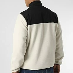Meilleur prix ✨ Veste Polaire Zippée Blake Beige Noir de Jack And Jones 🧨 -Jack And Jones Soldes jack and jones 343949 12218836 MOONBEAM 20221017T161340 04