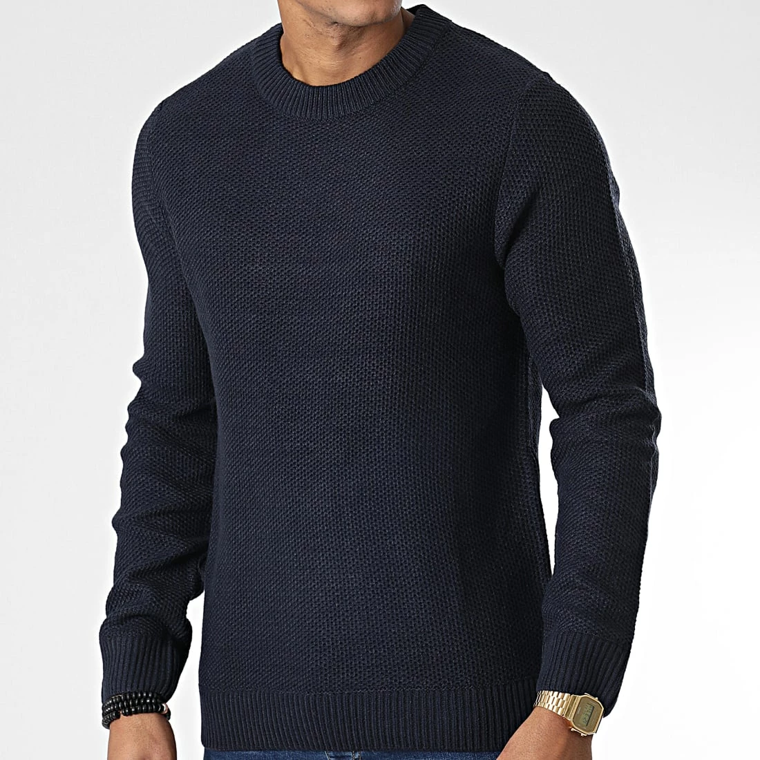 Remise ✨ Pull Blake Bleu Marine de Jack And Jones ⌛ 1 Remise ✨ Pull Blake Bleu Marine de Jack And Jones ⌛