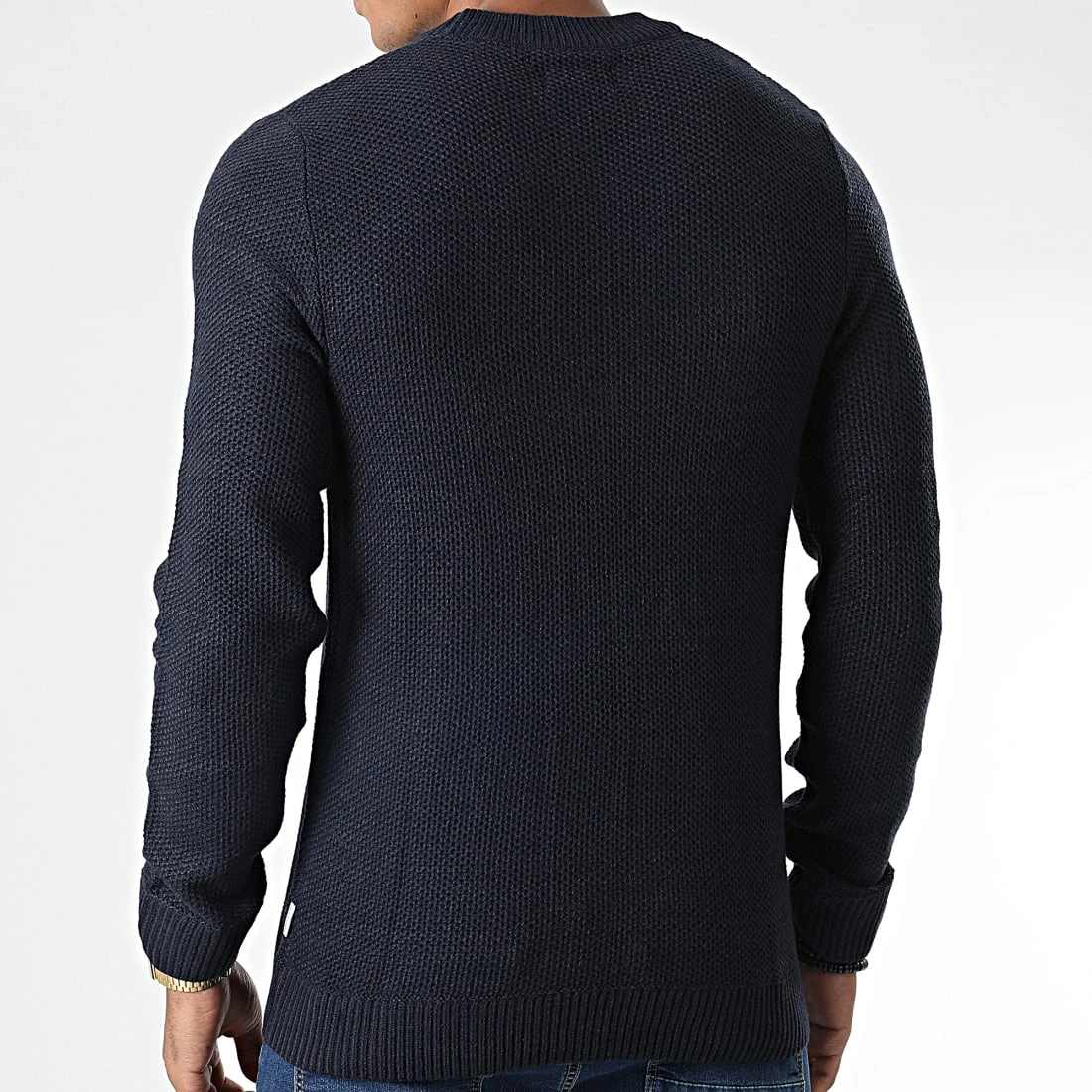 Remise ✨ Pull Blake Bleu Marine de Jack And Jones ⌛ 4 Remise ✨ Pull Blake Bleu Marine de Jack And Jones ⌛ – Image 4