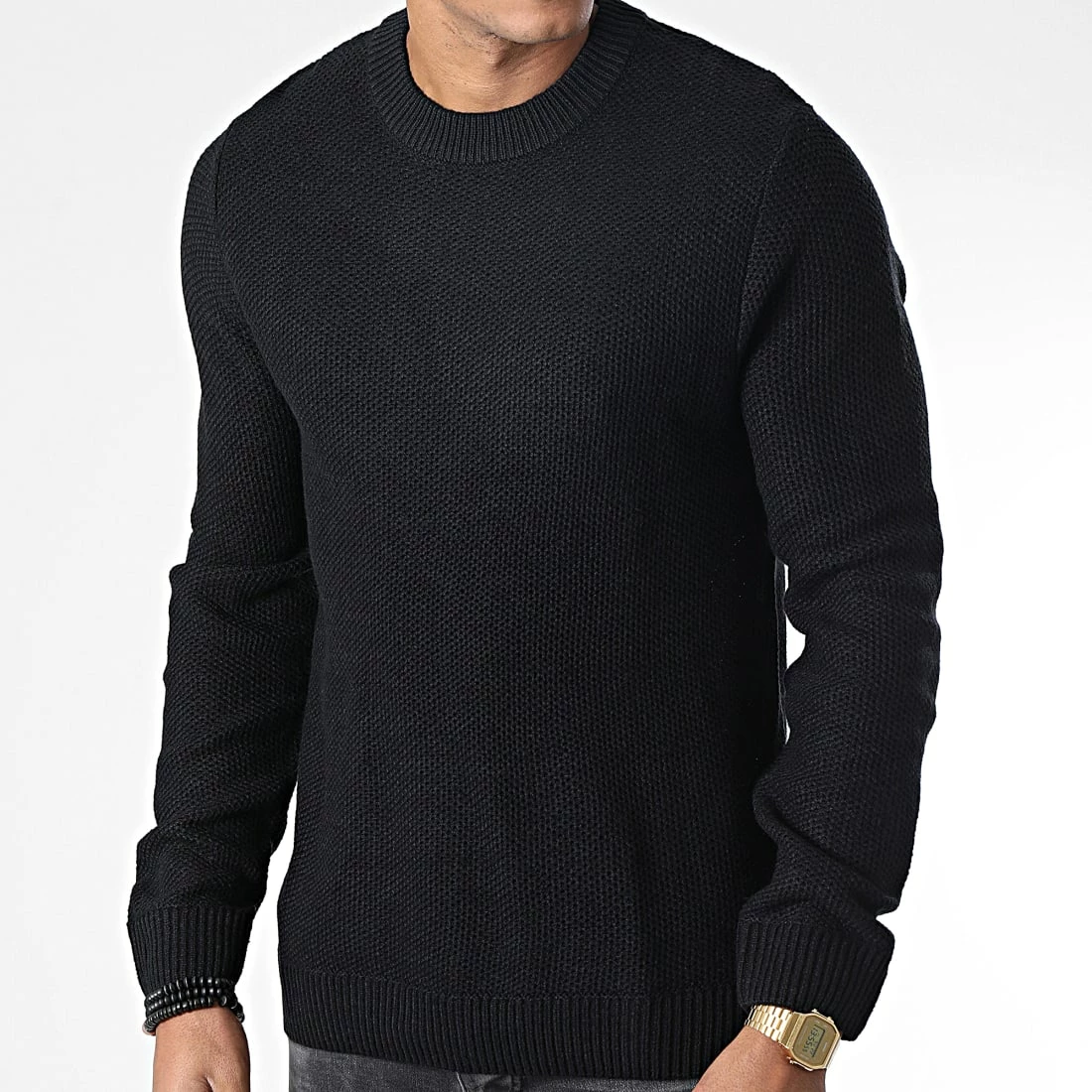Offres 🤩 Pull Blake Noir de Jack And Jones 👍 3 Offres 🤩 Pull Blake Noir de Jack And Jones 👍 – Image 3