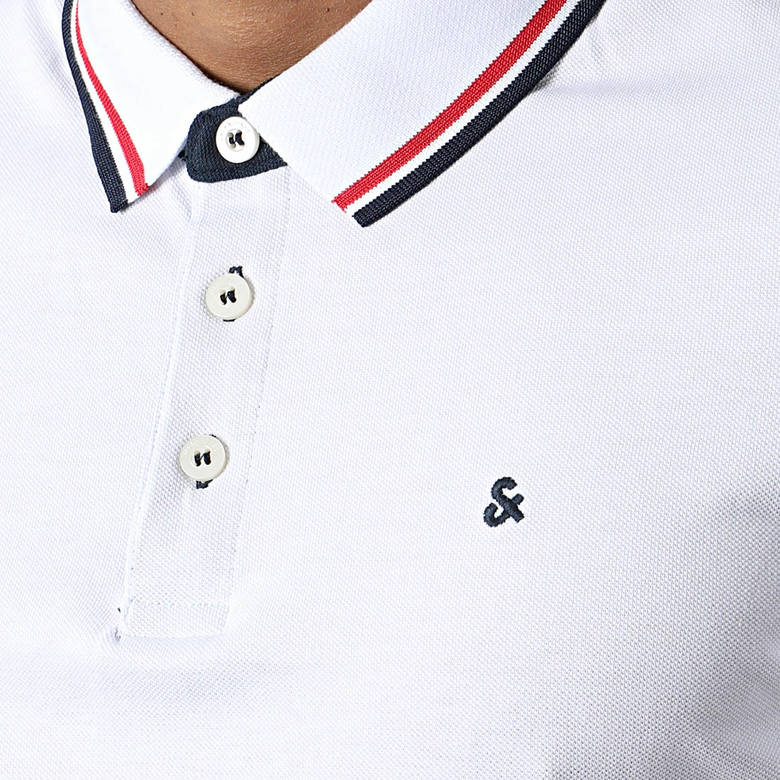 Budget 🎁 Polo Manches Courtes Paulos Blanc de Jack And Jones 😉 2 Budget 🎁 Polo Manches Courtes Paulos Blanc de Jack And Jones 😉 – Image 2