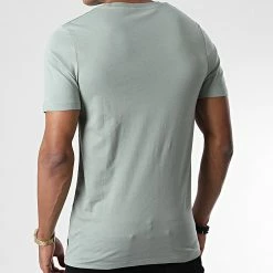 Tout neuf ❤️ Tee 👕 Shirt Organic Basic Vert Kaki de Jack And Jones 🌟 -Jack And Jones Soldes jack and jones 344095 12156101 SLATE GRAY 20221025T151707 04