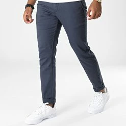 Sortie 🧨 Lot De 2 Pantalons Chino Marco Dave Beige Bleu Marine de Jack And Jones 🌟 -Jack And Jones Soldes jack and jones 344154 12180705 BEIGE NAVY 20221025T152850 03
