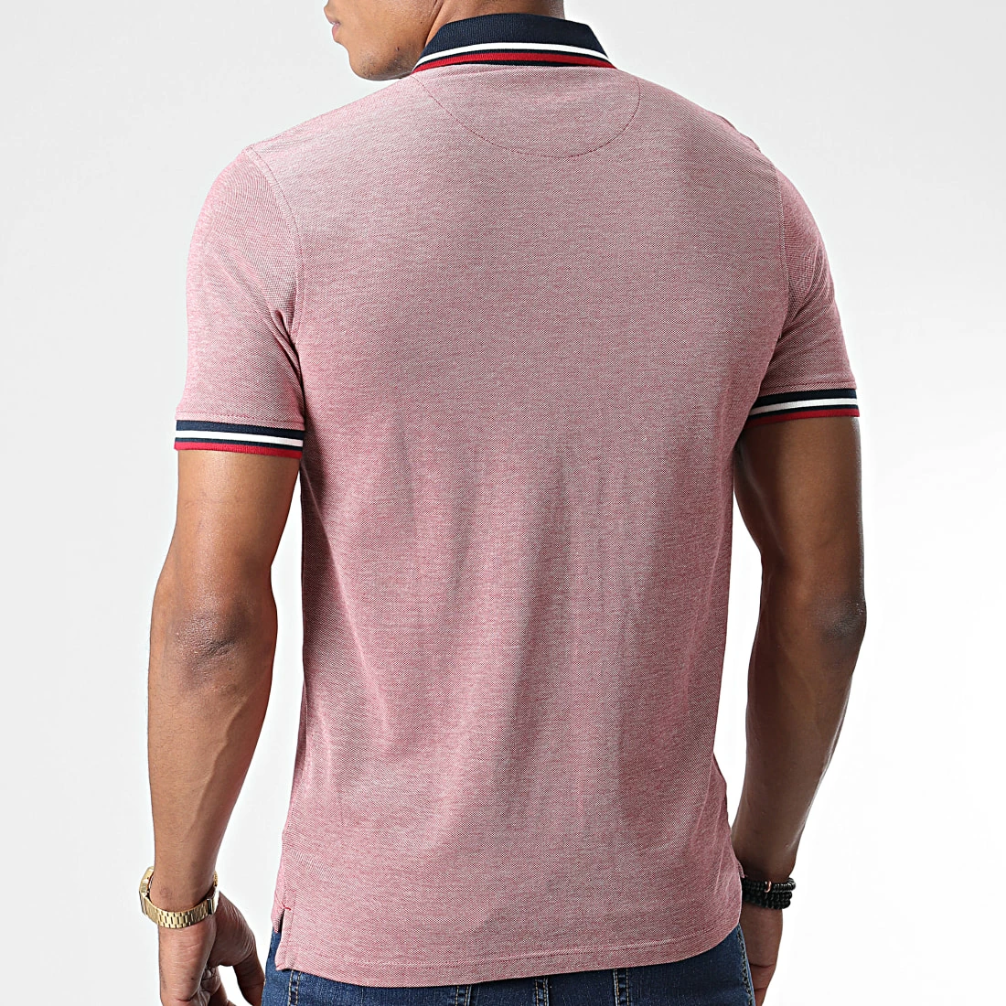 Sortie 🌟 Lot De 2 Polos Manches Courtes Paulos Rouge Chiné Bleu Clair Chiné de Jack And Jones 🥰 4 Sortie 🌟 Lot De 2 Polos Manches Courtes Paulos Rouge Chiné Bleu Clair Chiné de Jack And Jones 🥰 – Image 4