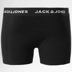 Bon marché 🧨 Lot De 5 Boxers Basic Noir de Jack And Jones 🥰 -Jack And Jones Soldes jack and jones 344482 12221973 BLACK BLACK BI 20221109T150631 03