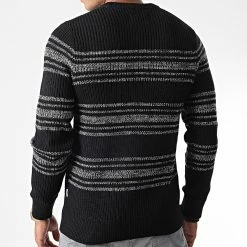 De gros ❤️ Pull Sporty Noir de Jack And Jones 😍 -Jack And Jones Soldes jack and jones 344505 12215809 BLACK 20221024T155227 04