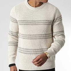 Vente flash 🔔 Pull Sporty Beige de Jack And Jones 🎉