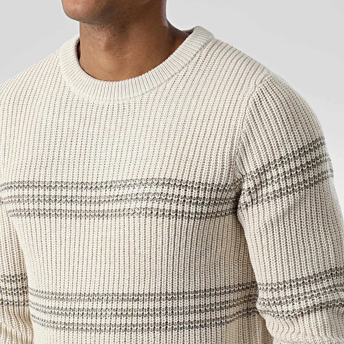 Vente flash 🔔 Pull Sporty Beige de Jack And Jones 🎉 2 Vente flash 🔔 Pull Sporty Beige de Jack And Jones 🎉 – Image 2