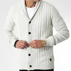 Meilleur prix 🔔 Cardigan Craig Beige Chiné de Jack And Jones 😉