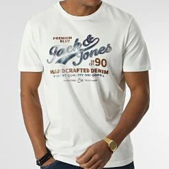 De gros 🌟 Tee 👕 Shirt Booster Blanc de Jack And Jones 😉 6 De gros 🌟 Tee 👕 Shirt Booster Blanc de Jack And Jones 😉 -Jack And Jones Soldes jack and jones 344565 12227219 CLOUD DANCER 20221026T135804 03