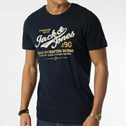 Vente flash 😍 Tee 👚 Shirt Booster Bleu Marine de Jack And Jones 🎁 6 Vente flash 😍 Tee 👚 Shirt Booster Bleu Marine de Jack And Jones 🎁 -Jack And Jones Soldes jack and jones 344568 12227219 NAVY BLAZER 20221026T135641 03