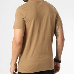 Meilleur prix 🔔 Tee 👕 Shirt Booster Marron de Jack And Jones 🎉 -Jack And Jones Soldes jack and jones 344569 12227219 OTTER 20221031T141800 04