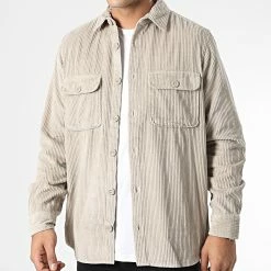 Acheter 🔔 Surchemise Darren Beige de Jack And Jones ✨ -Jack And Jones Soldes jack and jones 344570 12212148 CROCKERY 20221028T114007 03