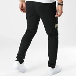 Meilleur prix 🔥 Pantalon Cargo Fergie Noir de Jack And Jones ⭐ -Jack And Jones Soldes jack and jones 344571 12220499 BLACK 20221108T152137 04