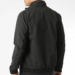 Bon marché 🛒 Veste Zippée Rush Harrington Noir de Jack And Jones 🤩 -Jack And Jones Soldes jack and jones 344774 12204277 BLACK 20221024T145412 04