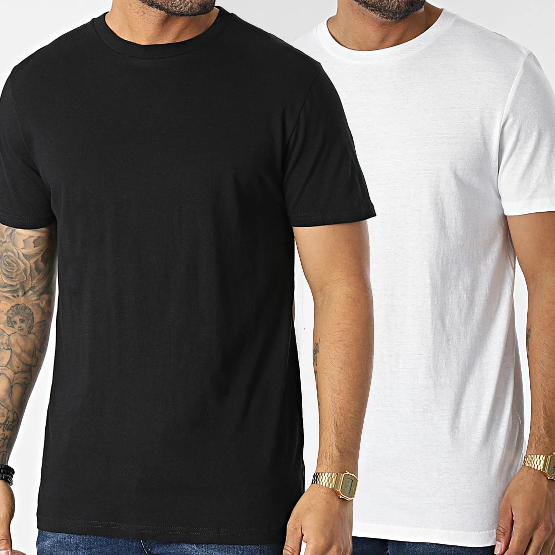 Coupon 💯 Lot De 2 Tee 👕 Shirts Underwear Blanc Noir de Jack And Jones 💯 1 Coupon 💯 Lot De 2 Tee 👕 Shirts Underwear Blanc Noir de Jack And Jones 💯