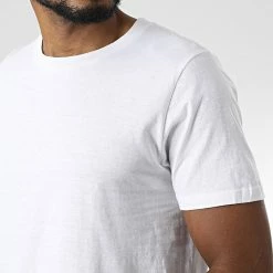 Meilleure vente 🧨 Lot De 2 Tee 👕 Shirts Underwear Blanc de Jack And Jones 🎉 -Jack And Jones Soldes jack and jones 345739 12230199 WHITE WHITE 20221031T141307 02