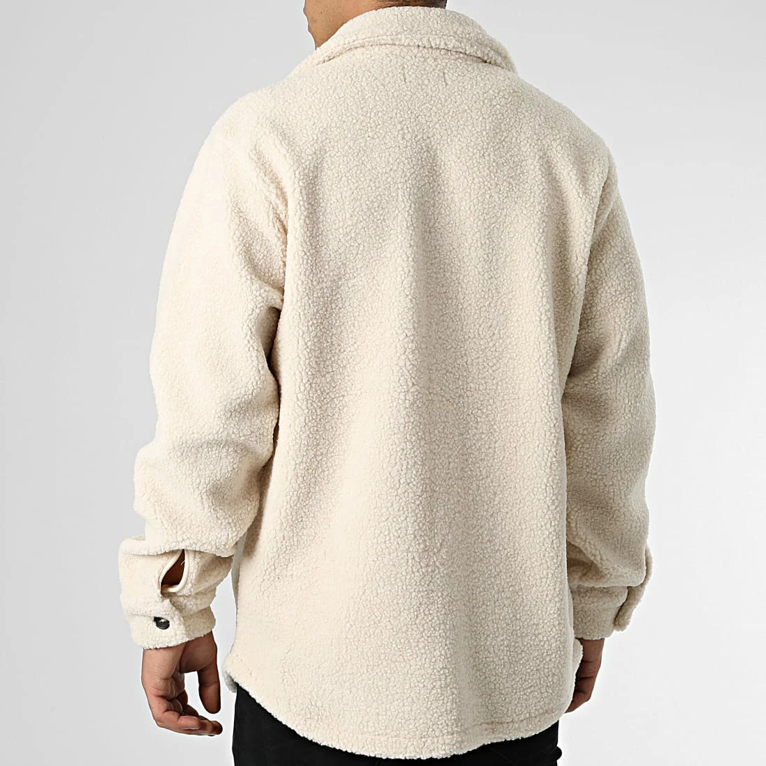 Vente flash ⌛ Surchemise Fourrure Owen Beige de Jack And Jones ✔️ 4 Vente flash ⌛ Surchemise Fourrure Owen Beige de Jack And Jones ✔️ – Image 4