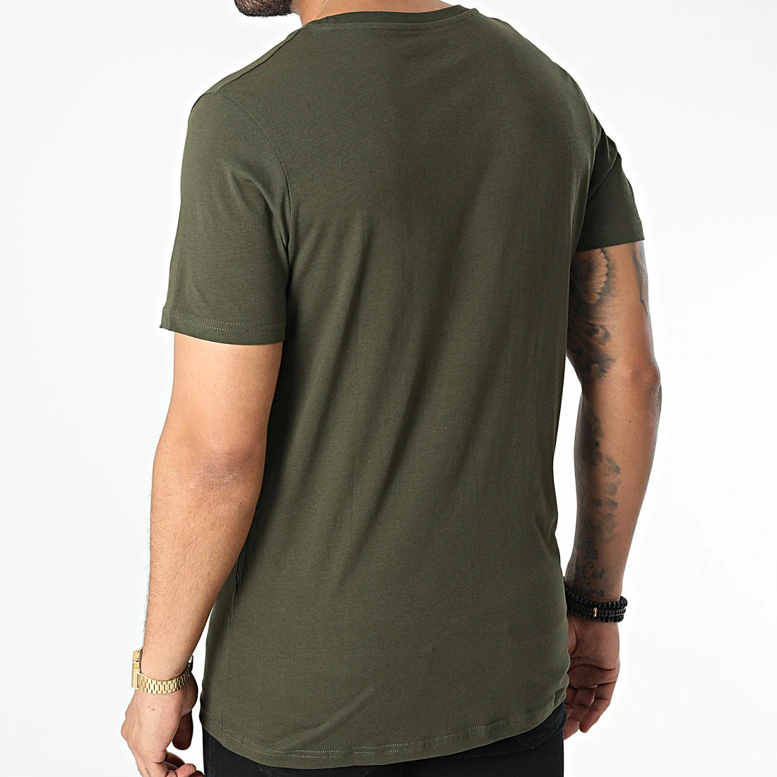 Grosses soldes 🎉 Tee 👚 Shirt Friday Vert Kaki de Jack And Jones ✨ 4 Grosses soldes 🎉 Tee 👚 Shirt Friday Vert Kaki de Jack And Jones ✨ – Image 4