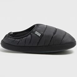 Bon marché 🎁 Chaussons Paddy Nylon Slipper Noir de Jack And Jones 🤩 -Jack And Jones Soldes jack and jones 345758 12223992 ANTHRACITE 20221114T155254 03