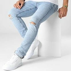 Meilleure vente 👏 Jean Slim Glenn Original Bleu Wash de Jack And Jones 🌟 6 Meilleure vente 👏 Jean Slim Glenn Original Bleu Wash de Jack And Jones 🌟 -Jack And Jones Soldes jack and jones 346059 12220871 BLUE DENIM 20221031T161814 03
