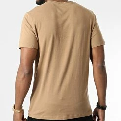 Bon marché 💯 Tee 👕 Shirt Eskild Beige de Jack And Jones 🌟 -Jack And Jones Soldes jack and jones 346392 12230635 TIGERS EYE 20221031T144303 04