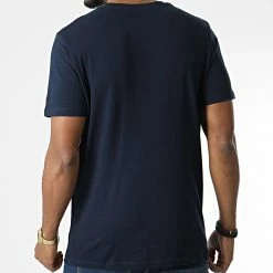 Bon marché ✨ Tee 👚 Shirt Eskild Bleu Marine de Jack And Jones 🤩 -Jack And Jones Soldes jack and jones 346393 12230635 NAVY BLAZER 20221031T144742 04