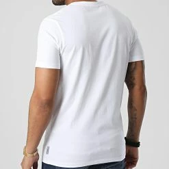 De gros ❤️ Tee 👕 Shirt Requims Blanc de Jack And Jones 🔔 -Jack And Jones Soldes jack and jones 346481 12228875 WHITE 20221103T160612 04