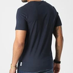 Meilleure vente 🌟 Tee 👚 Shirt Requims Bleu Marine de Jack And Jones 🌟 -Jack And Jones Soldes jack and jones 346482 12228875 NAVY BLAZER 20221103T161030 04