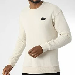 Promo 👏 Sweat Crewneck Classic Beige de Jack And Jones 🎁