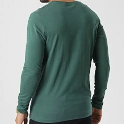 Sortie 😉 Tee 👕 Shirt Manches Longues Ferry Vert de Jack And Jones 🎉 -Jack And Jones Soldes jack and jones 346487 12225555 TREKKING GREEN 20221104T142843 04