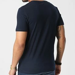 Coupon 🎉 Tee 👕 Shirt Hook Bleu Marine de Jack And Jones 🎁 -Jack And Jones Soldes jack and jones 346495 12225559 NAVY BLAZER 20221103T161057 04