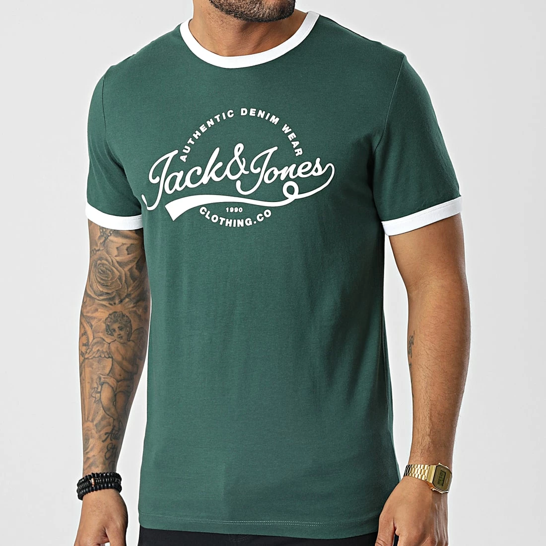 Top 10 👍 Tee 👕 Shirt 12230623 Vert de Jack And Jones 🛒 1 Top 10 👍 Tee 👕 Shirt 12230623 Vert de Jack And Jones 🛒