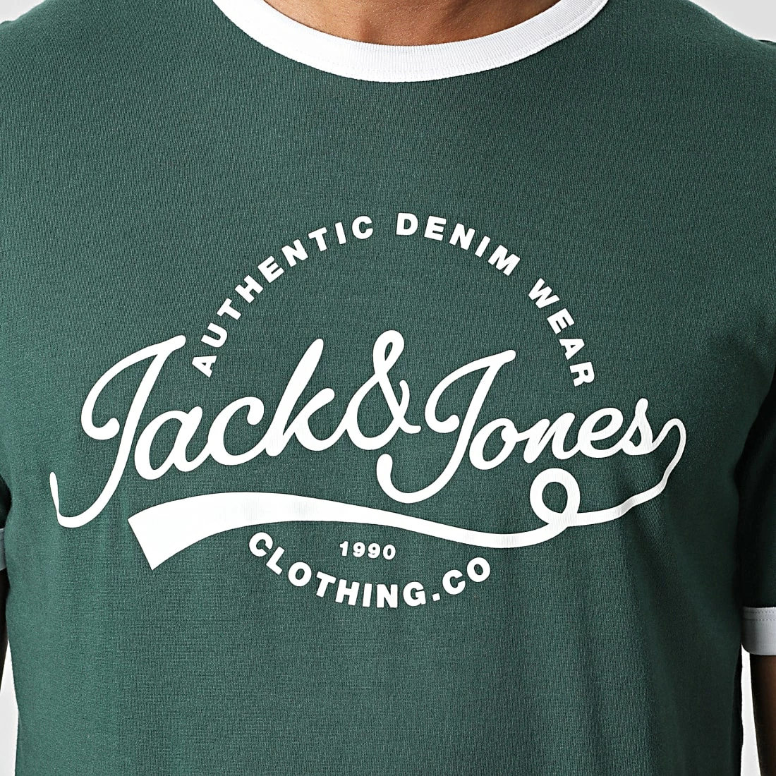 Top 10 👍 Tee 👕 Shirt 12230623 Vert de Jack And Jones 🛒 2 Top 10 👍 Tee 👕 Shirt 12230623 Vert de Jack And Jones 🛒 – Image 2