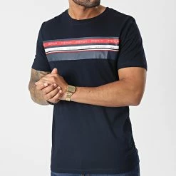 Meilleur prix 👍 Tee 👕 Shirt Willow Bleu Marine de Jack And Jones 💯 -Jack And Jones Soldes jack and jones 346502 12230979 NAVY BLAZER 20221103T161123 03