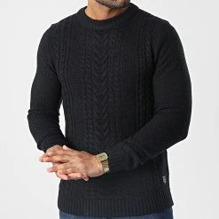 Tout neuf 🎁 Pull Craig Noir de Jack And Jones 💯 -Jack And Jones Soldes jack and jones 346505 12220809 NAVY BLAZER 20221103T161418 03