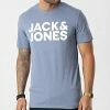Budget 🛒 Tee 👚 Shirt Corp Logo 12151955 Bleu de Jack And Jones 🤩