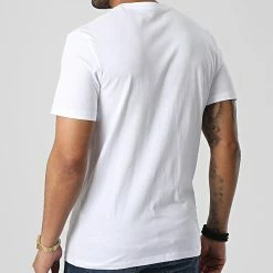Promo 🔔 Tee 👚 Shirt Corp Logo Blanc de Jack And Jones 👍 -Jack And Jones Soldes jack and jones 346543 12151955 WHITE PLAY 4 20221103T160703 04