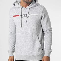 Vente flash 🤩 Sweat Capuche Groom 12230990 Gris Chiné de Jack And Jones 😀 -Jack And Jones Soldes jack and jones 346620 12230990 LIGHT GREY MELANGE 20221104T152941 03