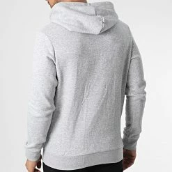 Vente flash 🤩 Sweat Capuche Groom 12230990 Gris Chiné de Jack And Jones 😀 -Jack And Jones Soldes jack and jones 346620 12230990 LIGHT GREY MELANGE 20221104T152943 04