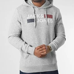 Tout neuf 😉 Lot De 2 Sweats Capuche Corp Logo 12191761 Gris Chiné Noir de Jack And Jones 😀 -Jack And Jones Soldes jack and jones 346634 12191761 LGM LGM PLAY 20221104T155028 05
