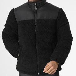 Sortie 👍 Veste Fourrure Zippée Chili Noir de Jack And Jones ✔️ -Jack And Jones Soldes jack and jones 347182 12218825 BLACK 20221110T151412 03