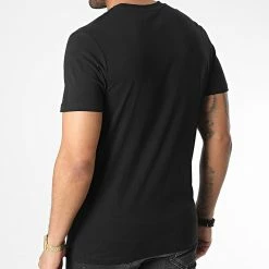 Meilleure affaire 🎉 Tee 👕 Shirt Luca Noir de Jack And Jones 🥰 -Jack And Jones Soldes jack and jones 347211 12225445 BLACK 20221114T155341 04