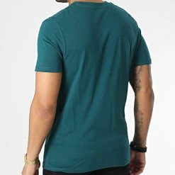 De gros 🛒 Tee 👚 Shirt Luca Bleu Pétrole de Jack And Jones ⌛ -Jack And Jones Soldes jack and jones 347213 12225445 DEEP TEAL 20221110T154750 04