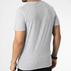 Sortie 🔥 Tee 👕 Shirt Xilo Gris Chiné de Jack And Jones 🧨 -Jack And Jones Soldes jack and jones 347218 12211353 LIGHT GREY MEL 20221110T155731 04