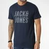 Nouveau 🔥 Tee 👚 Shirt Xilo Bleu Marine de Jack And Jones ✨
