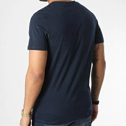 Nouveau 🔥 Tee 👚 Shirt Xilo Bleu Marine de Jack And Jones ✨ -Jack And Jones Soldes jack and jones 347219 12211353 NAVY BLAZER 20221110T152614 04