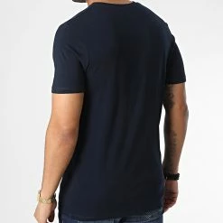 Meilleure vente 🔥 Tee 👕 Shirt Ferry Bleu Marine de Jack And Jones 😀 -Jack And Jones Soldes jack and jones 347258 12225557 NAVY BLAZER 20221110T152631 04